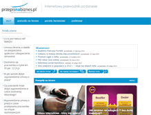 Tablet Screenshot of ib.przepisnabiznes.pl